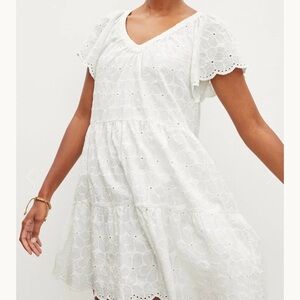 Velvet by Graham & Spencer Wynette Embroidered Mini Dress, Size M NWT